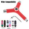 Multifunctional Skateboard Tool Y-shaped Key Screwdriver Portable Compact Design for Easy Usage