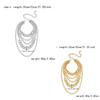 Thick Layering Cuban Link Chain Necklace Punk Neckchain Jewelry For Women Alloy Daily Wear Night Out