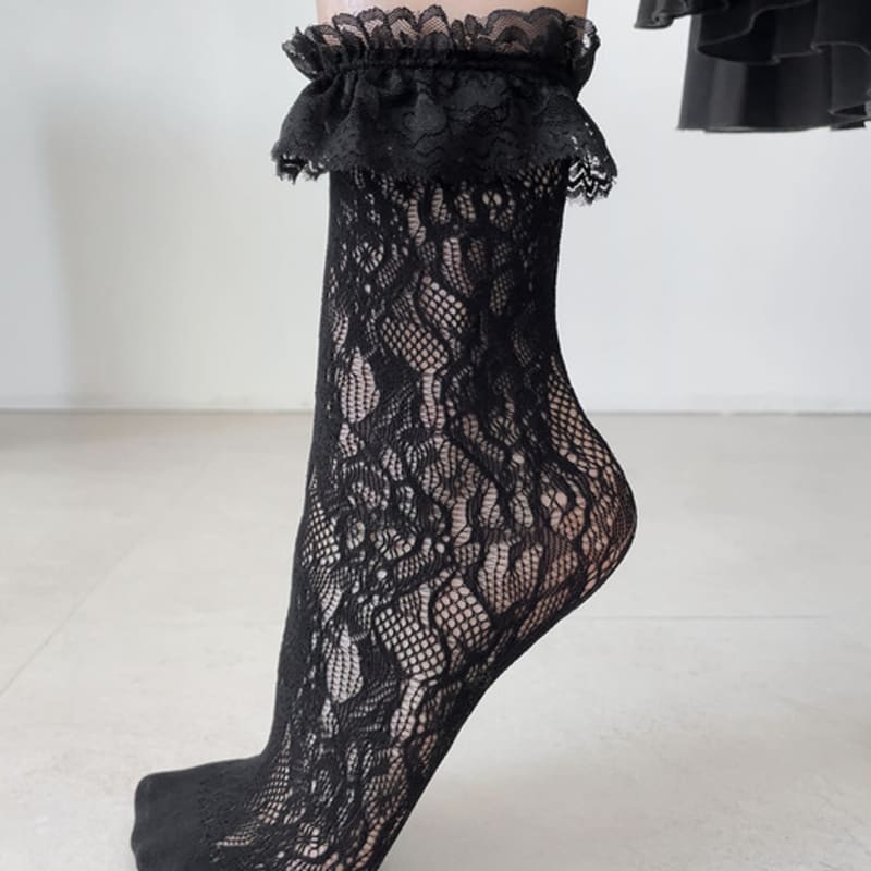 meminn lowzina lace socks 2colors