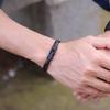Noter New Men Leather Bracelet Handmade Weaven Easy Hook Punk Braclet Homme Leisure Accessories Hiphop Rock Braslet Pulseira