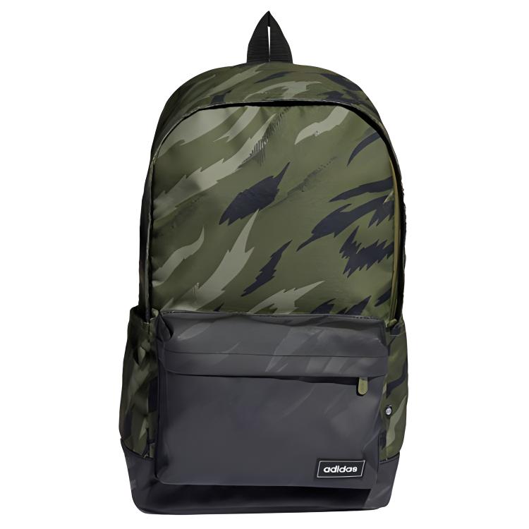 

Adidas Large Capacity Camouflage Polyester Backpack Unisex Backpacks Green HC4781 Green