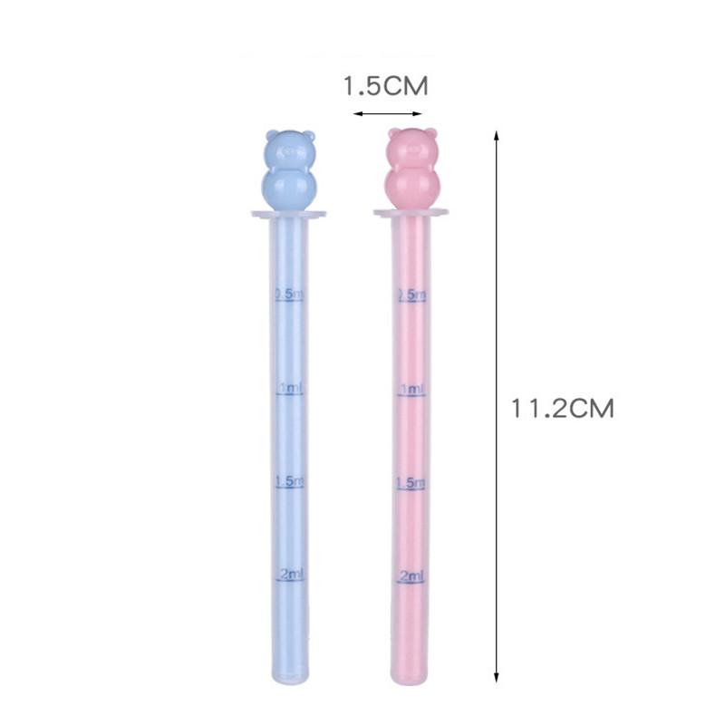 Baby Squeeze Drug Feeder With Scale Anti Choking Syringe Type Newborn Safe Medicine Dispenser Children Medicines Device