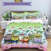 3pcs SpongeBob Bedding Set Duvet Cover Closure Includes 1 Duvet Cover & 2 Pillowcases, Soft and Comfortable for All Seasons.
