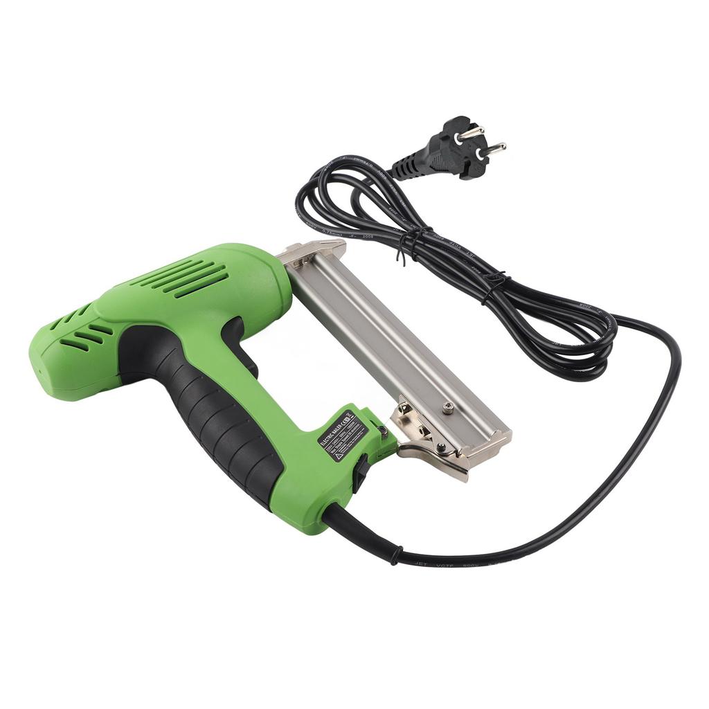 Electric Nail Gun Ergonomic Soft Grip Multifunctional Corded Straight Brad Nailer for Furniture