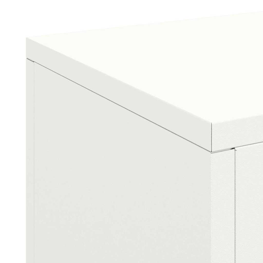 Plant Stand Set 3 Pcs White Steel