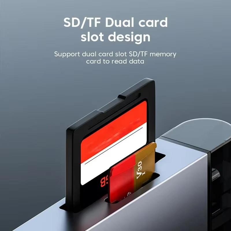 7-in-1 Multifunction USB 3.0 Card Reader U Disk Type-C/Micro USB/TF/SD Flash Drive Memory Card Reading Adapter Phone Accessories