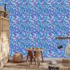 Iridescent glitter wallpaper in blue, turquoise and purple 50x1000