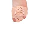 Double-Hole Bunion Toe Separator with Padded Arch & Forefoot Massaging Pad
