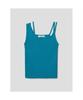 8SECONDS Strap Detail Sleeveless Knit Blue (164751Ey1P)