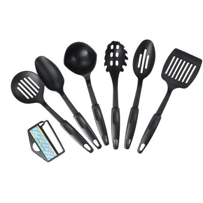 6Pcs Tableware Set Plastics Cooking Tool Food Tongs Set Pot Shovel Suit Food Shovel Soup Spoon