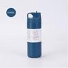 New Design Japanese Style Travel Tumbler Thermos Mug 500ML Steel Double Wall Coffee Vacuum Flask Straw