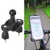 Universal Bike Phone Holder Base 17mm Ball Head Adjustable Viewing Angles Easy Carry Strong Plastic Design for Travel