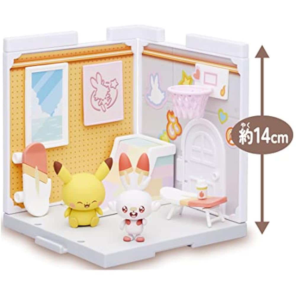 TAKARA TOMY (TAKARA TOMY) Pokemon Pokepiecehouse Studio Hibany & Pikachu