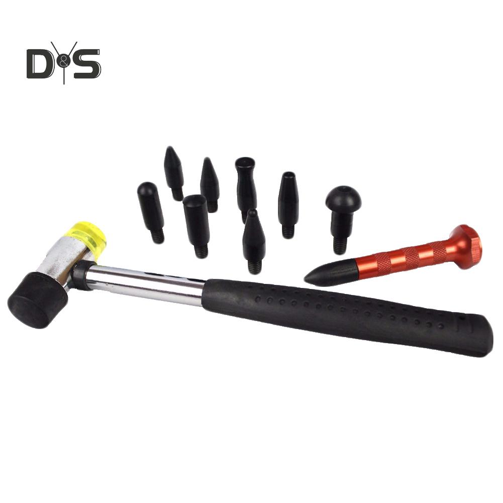 DYS Auto Shop Car Vehicle Body PDR Paintless Hail Dent Repair Hammer Pen Removal Tools Kit