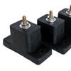 4x Rubber Conditioner Vibration Isolator Anti Pads Multifunction Fittings Lightweight