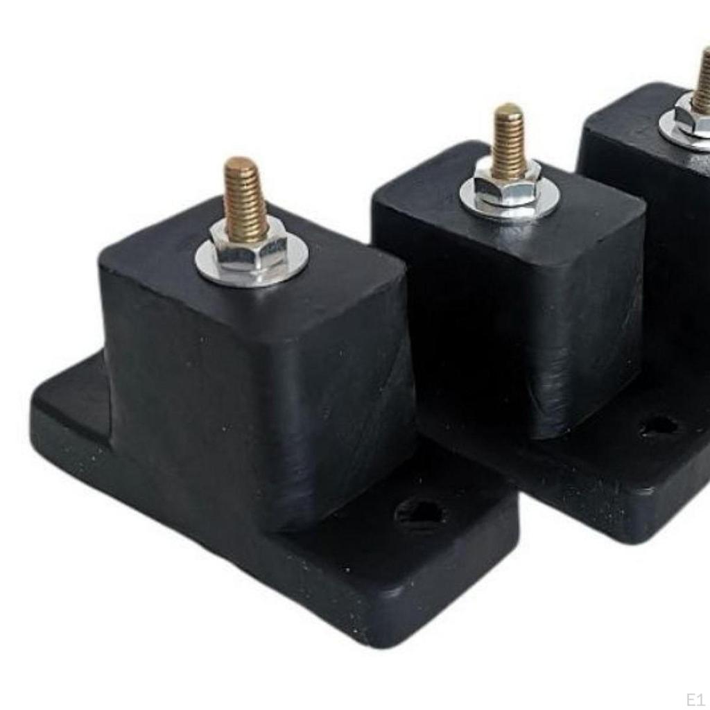 4x Rubber Conditioner Vibration Isolator Anti Pads Multifunction Fittings Lightweight