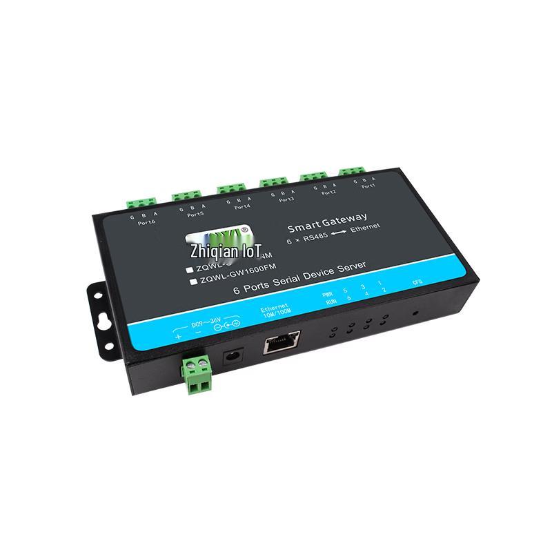 ZQWL 6-Port RS485 To Ethernet Serial Server