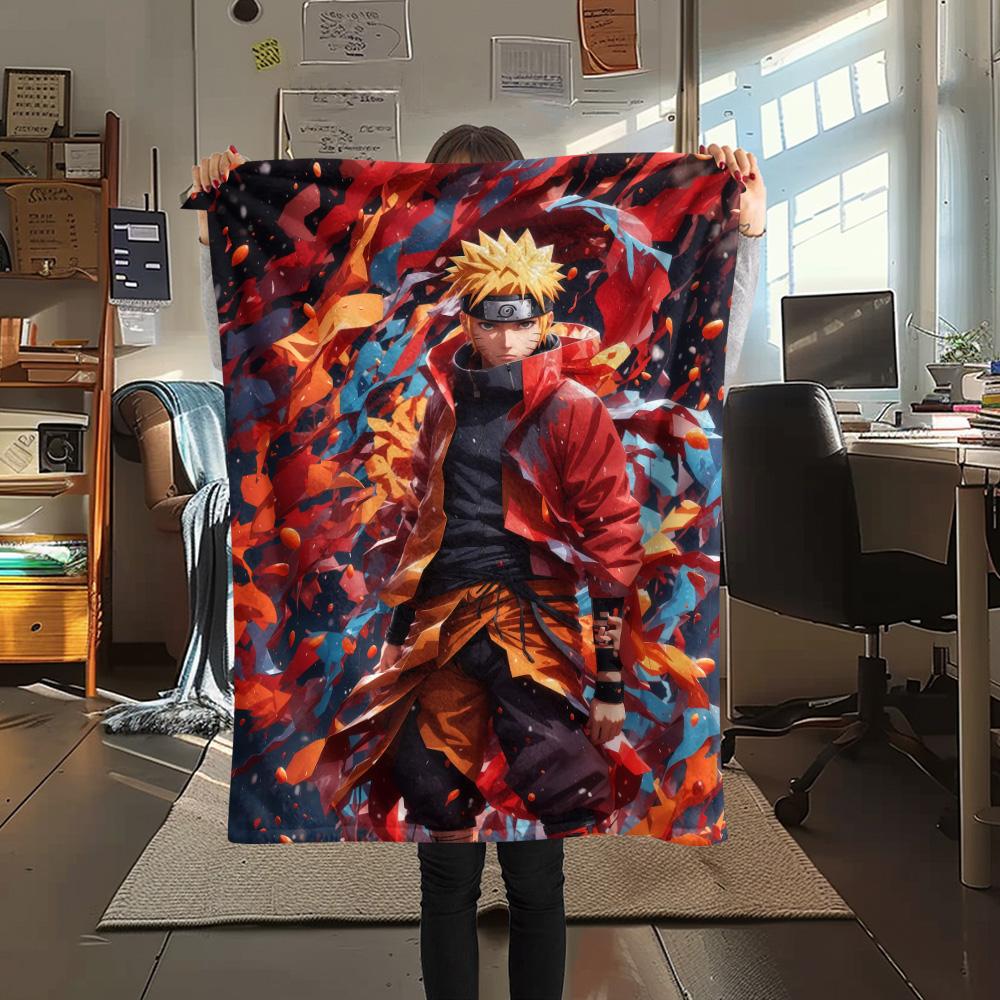 Naruto Sage Art Flannel Blanket, High quality Comfortable for All Seasons, Home Decor, Warmth and Comfort