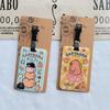 Cartoon Capybara Travel Luggage Tag Name Address Tel Soft Silicone Baggage Labels Mark Hanging Sign Board Baggage Tags