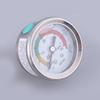 2" Size Liquid Filled Pool Filter Pressure Gauge Steel for Case 0-6000/ 0-40MPa 10mm Back Mount