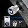 4Pcs/Box Car Wheel Tire Valve Caps Tyre Stem Cover Accessories For BMW M E36 E46 E90 E91 E87 F10 X2 3 5 6 7 Series G20 G30 X3 X1 GU3
