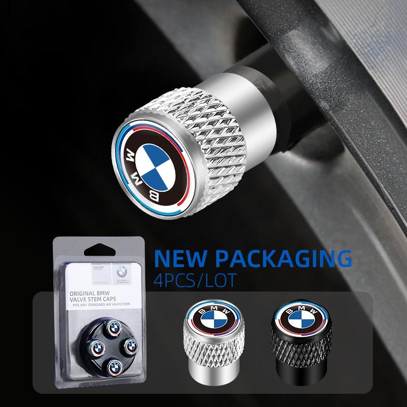 4Pcs/Box Car Wheel Tire Valve Caps Tyre Stem Cover Accessories For BMW M E36 E46 E90 E91 E87 F10 X2 3 5 6 7 Series G20 G30 X3 X1 GU3