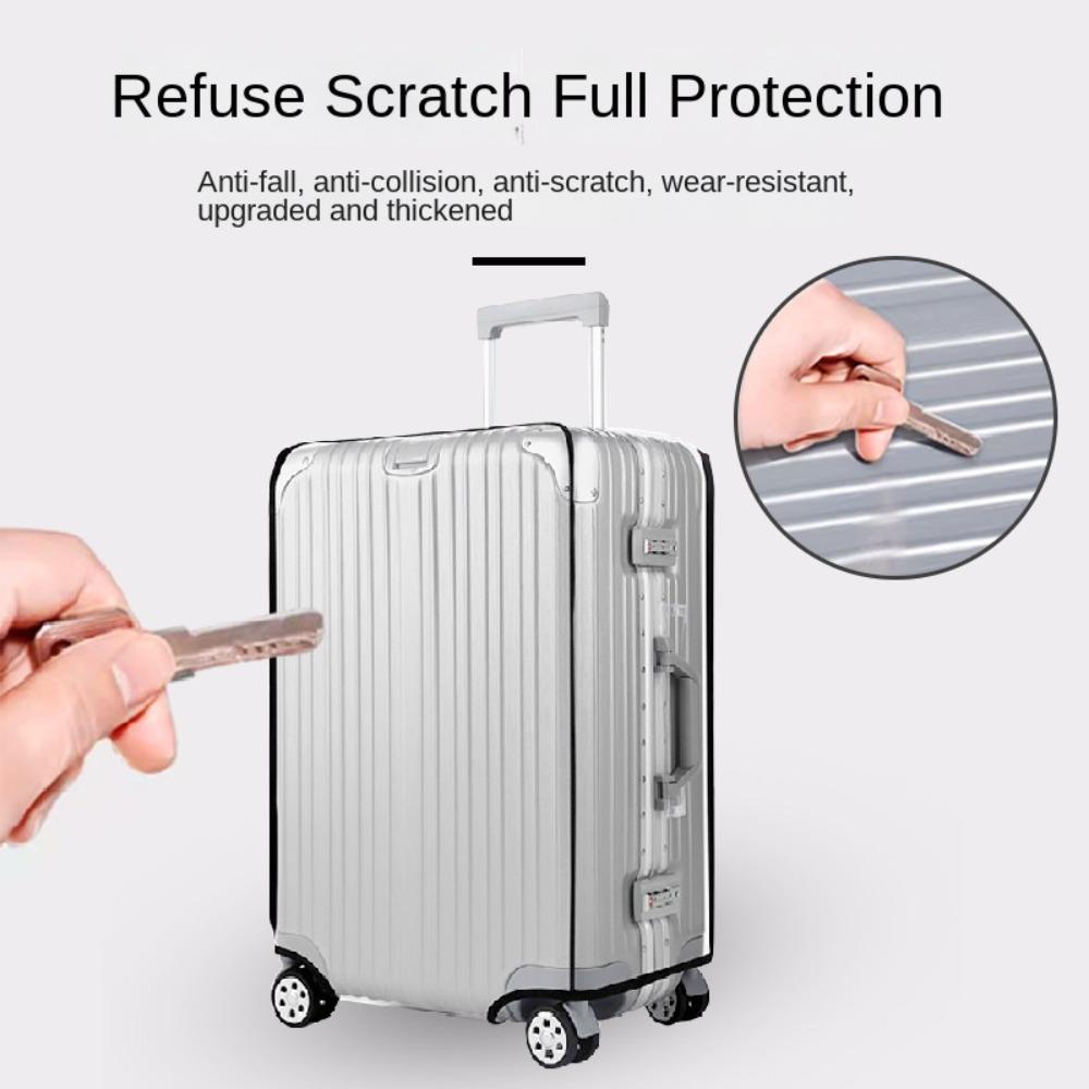 Waterproof Luggage Protector Cover Clear Dustproof Cover Durable Suitcase Cover  Trolley Case