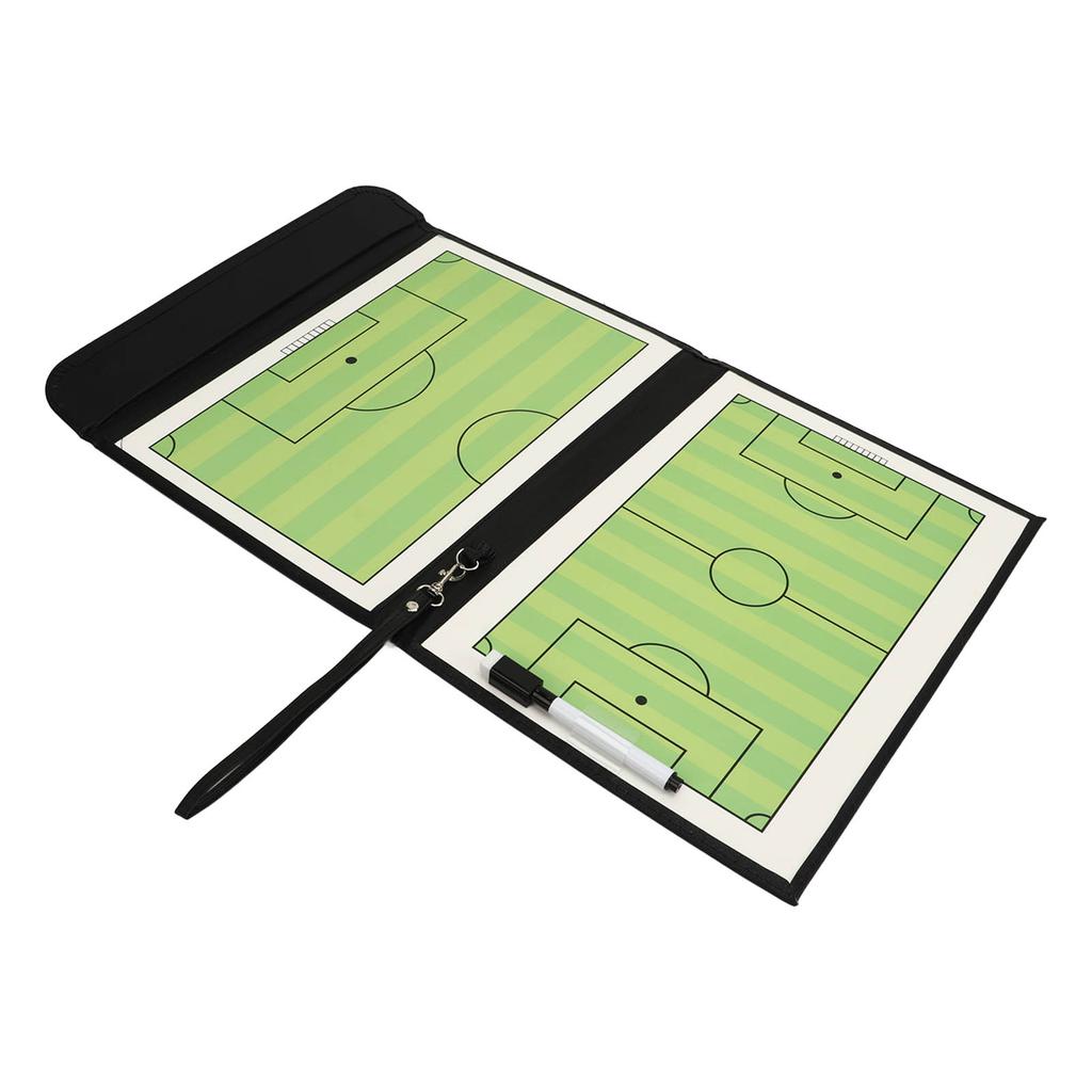 Soccer Coaching Board Portable Foldable Football Magnetic Board Kit with Marker Pen