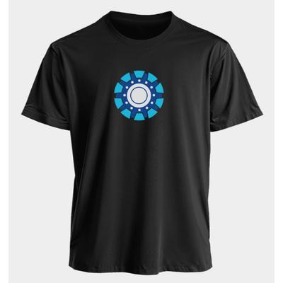 Men's and Women's T-shirts Iron Man Tony Stark Summer America Spring and Autumn Super Large Sporty Casual Short Sleeves