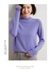 2026 Autumn/Winter Women's 100% Pure Wool Loose Knit Turtleneck Sweater Base Layer