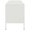 TV Stand White 100.5 x 39 x 50.5 cm Steel