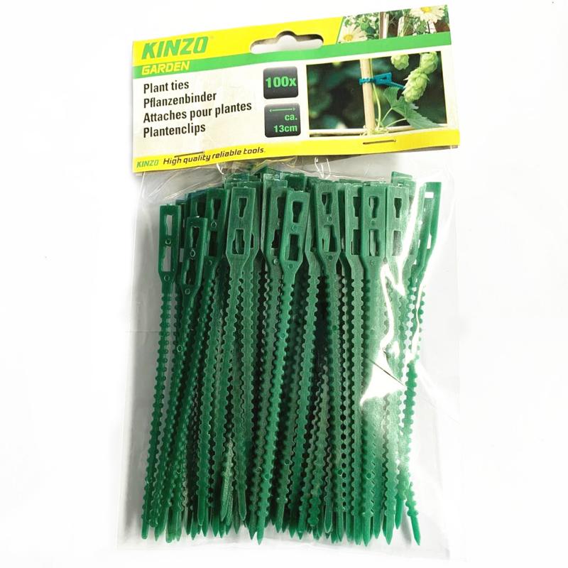 100pcs Reusable 13cm Plastic Plant Support Clips Clamps For Plants Hanging Vine Garden Greenhouse Vegetables Tomatoes Clips