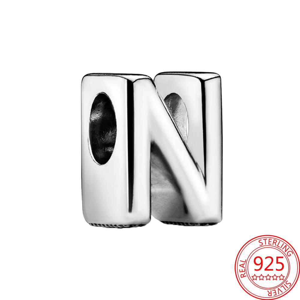 Copper Metal 26 English Letter Bead Component Charm Bead Component Compatible With Do It Yourself Brand Bracelet High Quality Fine Jewelry Neutral