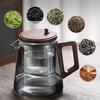 Creative Tea Separation Glass Teapot 650ML One-button Filtering Teapot  Drinkware
