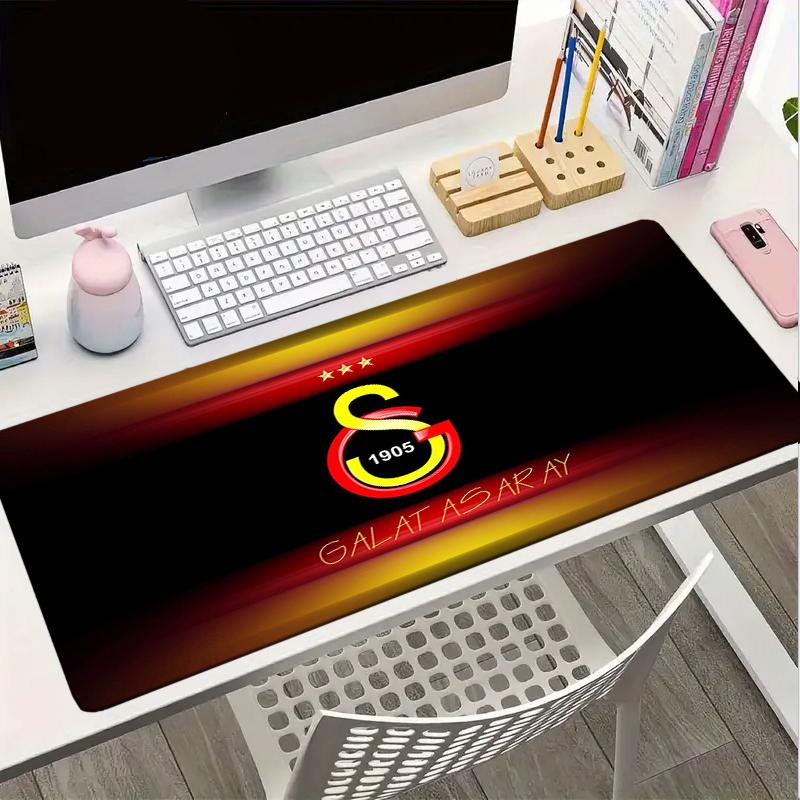 Tappetino per mouse Football Club Galatasaray, Tappetino per mouse da gioco, Tappetino per tastiera, Decorazione da scrivania per computer portatile, Regalo per tifoso, Regalo di compleanno