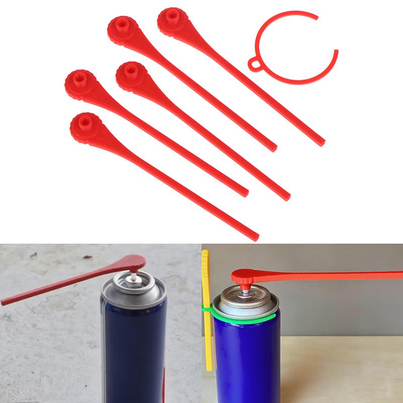 NEW 5pcs Rotating Nozzle + 1pc Tube Holder For Spray Cans Achieve More Precise Spraying Reduce Waste For 3mm/4mm Spray Cans