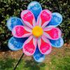 Multistyles Traditional Windmill Colorful Standing Lawn Flower Pinwheel  Outdoor Party Picnic Decor