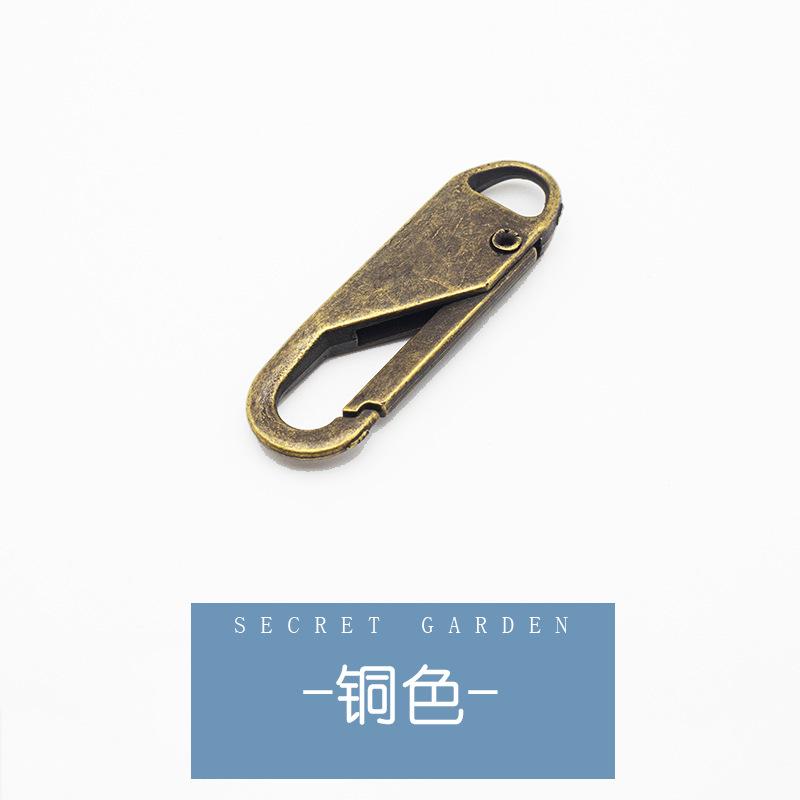 Universeller abnehmbarer Reißverschlusskopf-Zubehör mit Zuglasche, abnehmbarer Reißverschlussanhänger