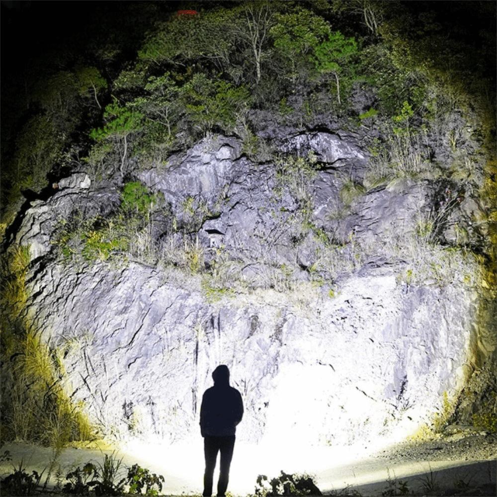 Rechargeable LED Flashlight Super Bright High Power Torch Light Fluorescent Strip Zoom Portable Flashlight Household