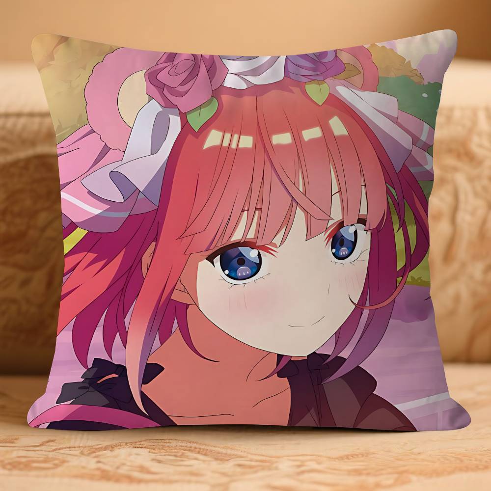 Ni-no Anime N-NakanoS Kissenbezug Abnehmbar Waschbar Kissenbezug – Ganzjährig Weiches Leinen