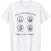 Camiseta Divertida de História Americana com Presidentes Americanos Gordos