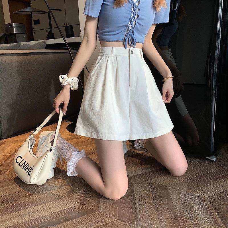 Women's High-Waisted Slimming Wide-Leg Summer Shorts