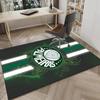 Green And White Passion Printed Area Rug for Office, Chair Rug, Decorative Carpet Floor Mat, Large Size Fan gifts Christmas gifts