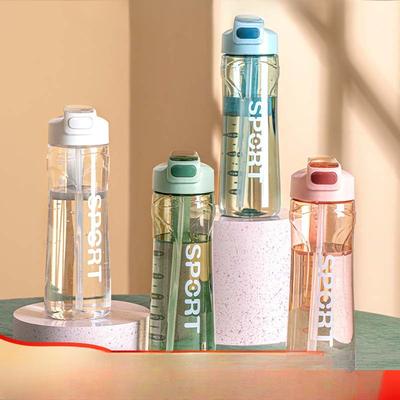 Wasserbecher, große Kapazität, Sport, Sommer, männliche und weibliche Studenten, tragbar, sturzsicher, Fitness-Wasserkocher, lebensmittelechtes Material, Wasserbecher