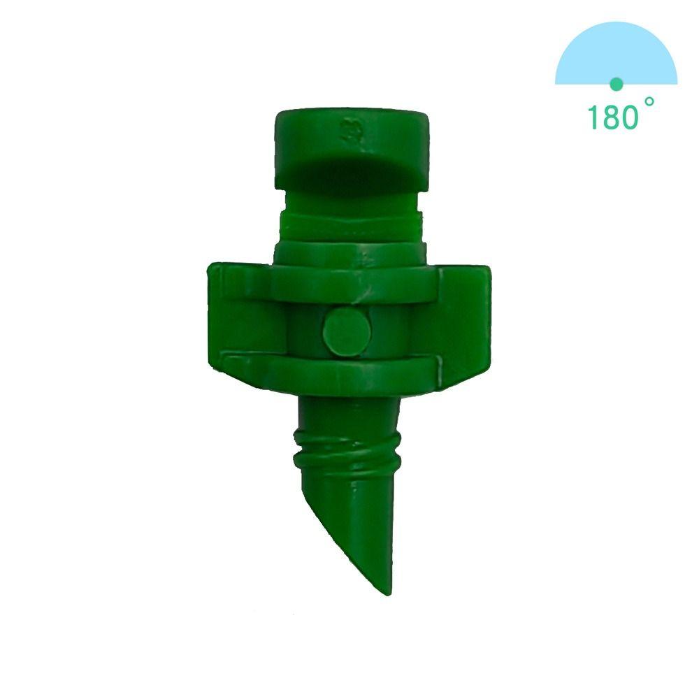 

100PCS Plastic Refraction Sprinkler Threaded Connection Sprayer Simple Mist Nozzle Fruit Tree Green-180 degrees