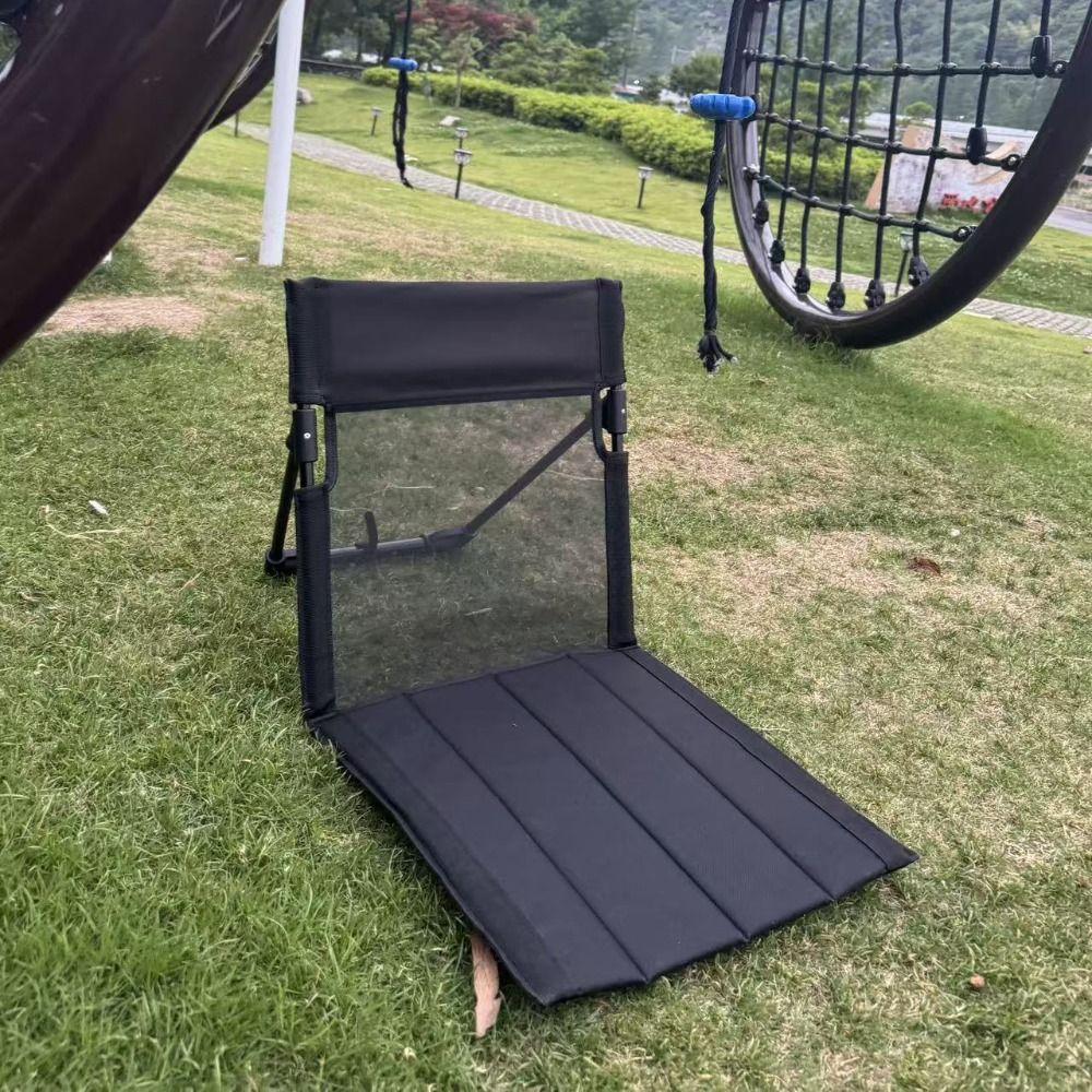 Oddychające Składane Krzesło Kempingowe Siatkowe Pojedyncze Krzesło Relaksacyjne Wygodne Krzesła Plażowe Outdoor Wędkarstwo