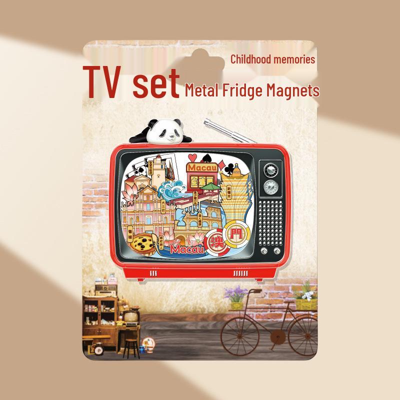 Magnetic Metal Refrigerator Magnets: City-Themed Cultural Souvenirs and Creative Tourist Gifts