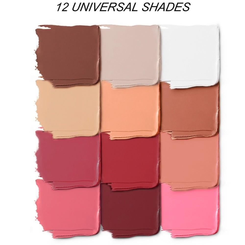 Natural Finish Makeup Palette 12 Colors Highlighter Palette For Professional Use