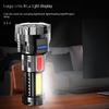 Powerful Torch Outdoor Rechargeable Led Side Light Home Portable Mini Lighting Multifunction Torch