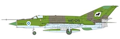 Platz 1/48 Finnish Air Force MiG-21 Bis Fishbed L Plastic Model AE-26